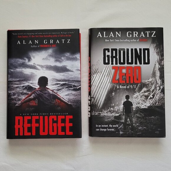 Alan Gratz Other - Alan Gratz Ground Zero And Refugee Hard Back Books